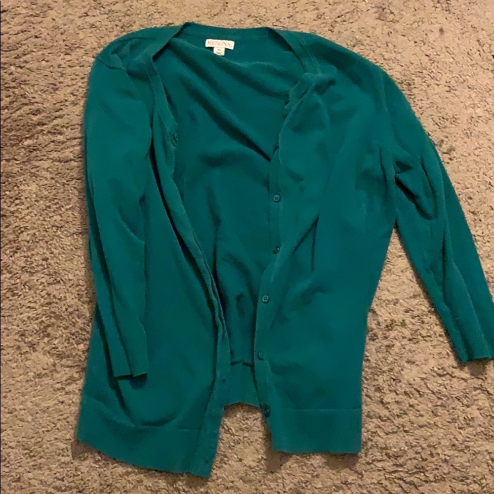 Green Cardigan